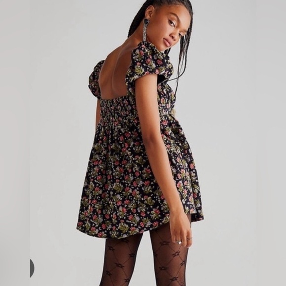 Free People Gaia Printed Tunic / Mini Dress, Size S - Picture 2 of 3